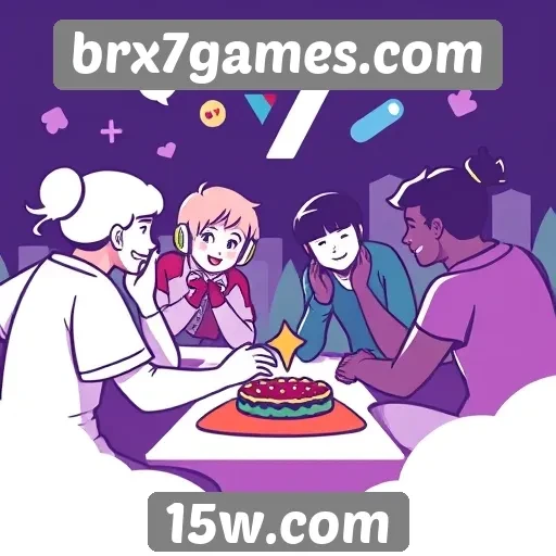 Interação social nos jogos de brx7games.com se destaca